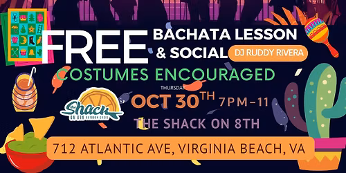Halloween Latin Night at the Shack by Baila Fantastico and VABDF