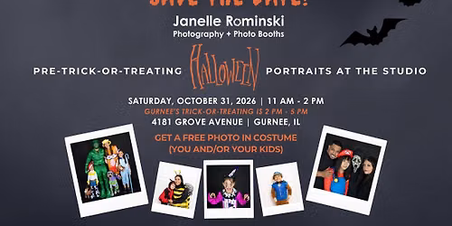 Free Pre-Trick-or-Treating Portraits at Janelle Rominski Photography