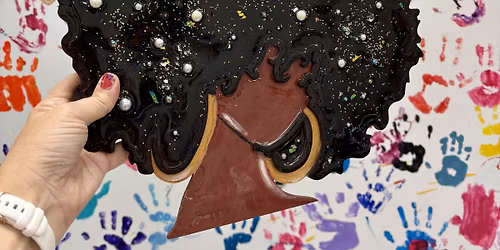 Resin Art: Jeweled Afro Queen - BYOB and Free Parking