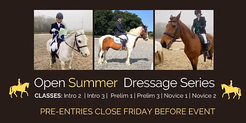 FINAL Open Dressage Summer Series (3 of 3)