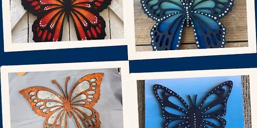 Painted Dimensional Butterfly Workshop