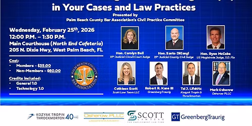 Best Practices for Using Artificial Intelligence (AI) in Your Cases and Law Practice