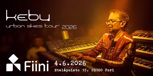 Kebu - Urban Skies Tour 2026 - Pori