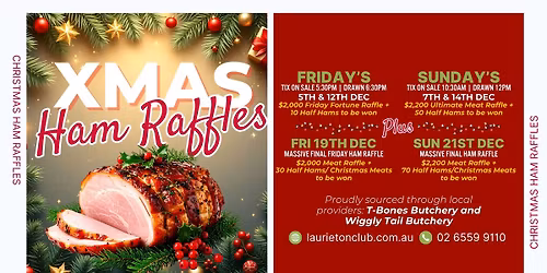 \ud83c\udf85 FINAL $2,200 Ultimate Meat Raffle + Christmas Ham Raffle \ud83c\udf85