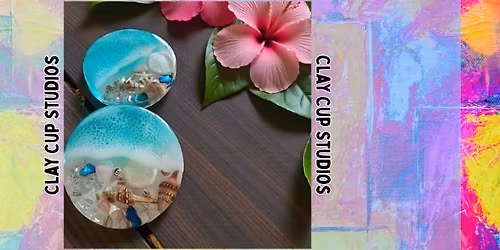 Sip by the Sea - Resin Coaster Class