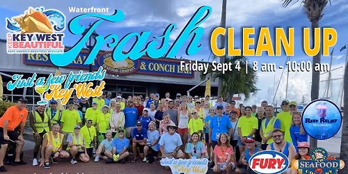 Just a Few Friends: Early Bird Clean Up at the Historic Waterfront