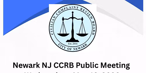 Newark, NJ CCRB Public Meeting