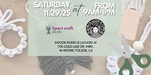 Swoon Studio Mini Market: Macrame\u2019 Ornament