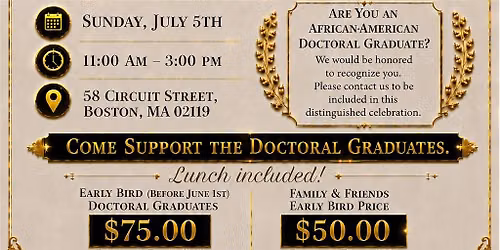 HONORING AFRICAN~AMERICAN MUSLIM WOMEN DOCTORAL GRADS