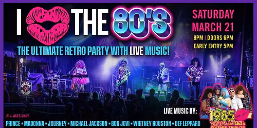 The 1985 - Totally 80's Mixtape Live at Jergels