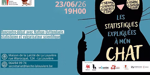 Rencontre-d\u00e9bat "Les statistiques expliqu\u00e9es \u00e0 mon chat"