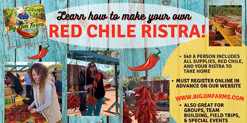 Red Chile Ristra Making Workshop \ud83c\udf36\ufe0f