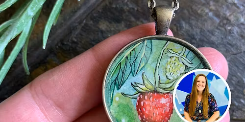 Wearable Watercolor Art with artist in residence Aly Parrott 