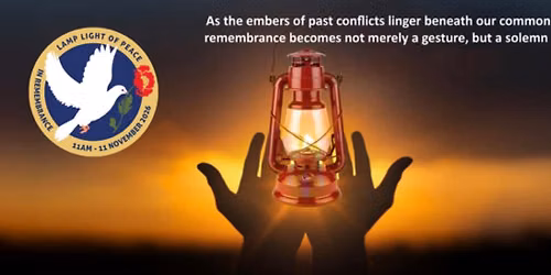 Lamp light of peace 
