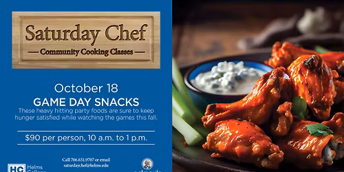 Saturday Chef: Game Day Snacks 