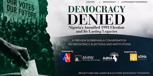 Democracy Denied | The Legacy of Nigeria\u2019s 1993 Election