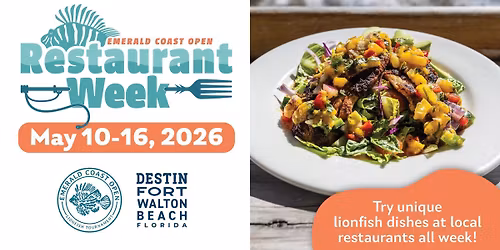 2026 Emerald Coast Open Restaurant Week