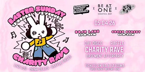 Easter Sunday 12 Hour Charity Rave (2 Venues)