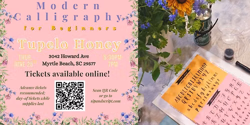 Modern Calligraphy at Tupelo Honey