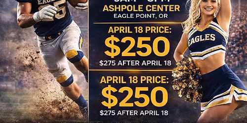 Eagle Point Tackle Football an Cheer Sign-Ups \u2013 April 18