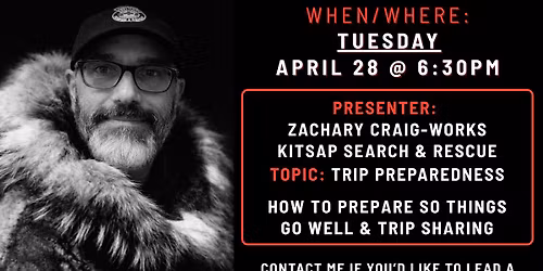 Kitsap Search & Rescue - Trip Preparedness