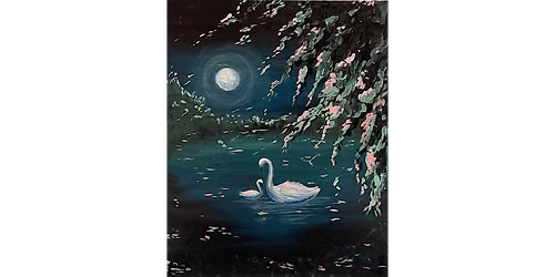 Moonlit Swan Lake - Paint and Sip in San Francisco | Classpop!\u2122