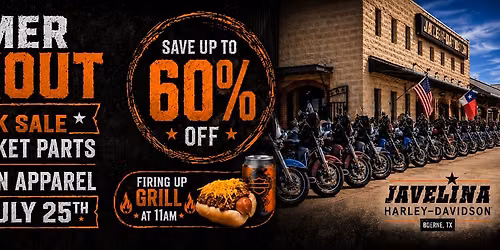 Summer Cookout & End of Season Sidewalk Sale