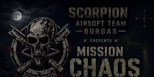 Mission Chaos \u043d\u0430 \u0410\u043b\u043a\u0430\u0442\u0440\u0430\u0437 \/\/ \u0441\u044a\u0431\u0438\u0440\u0430\u043d\u0435 \u0432 19:00\u0447. \/\/ \u0441\u0442\u0430\u0440\u0442 \u043d\u0430 \u0438\u0433\u0440\u0430\u0442\u0430 20:00\u0447.