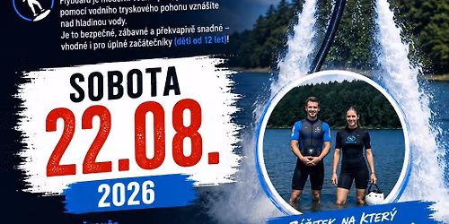 Flyboard Hlu\u010d\u00edn \u2013 Sobota 22. srpna 2026