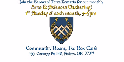 1st Sunday Arts & Science Gathering 