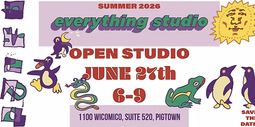Everything Open Studio - Summer 2026