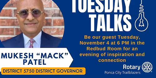 Tuesday Talk - Mukesh "Mack" Patel