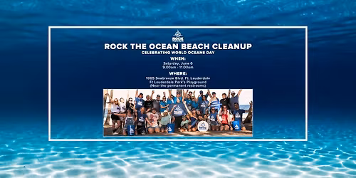 Rock The Ocean Beach Cleanup Celebrating World Oceans Day 