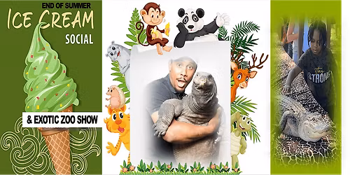The Exotic Zoo & End of Summer Reading Ice cream Party