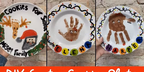 DIY Santa Cookie Plate