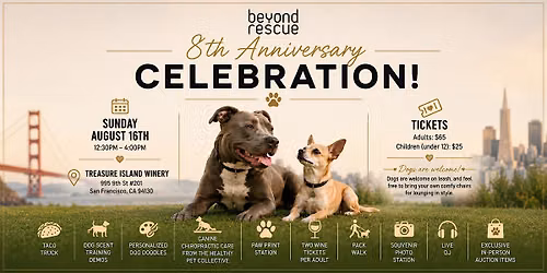 Beyond Rescue's 8th Anniversary Celebration!