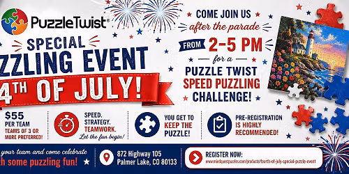 Puzzle Twist - Speed Puzzling Fourth of July Challenge