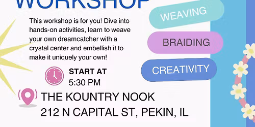 Dreamcatcher Workshop at The Kountry Nook