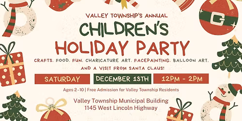 Valley Township's Children's Holiday Party