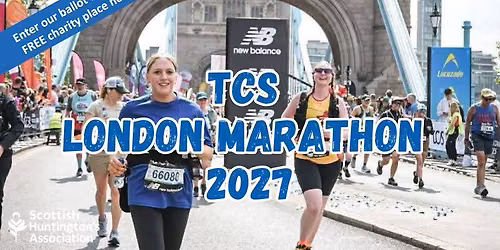 TCS London Marathon 2027 - ballot for charity place