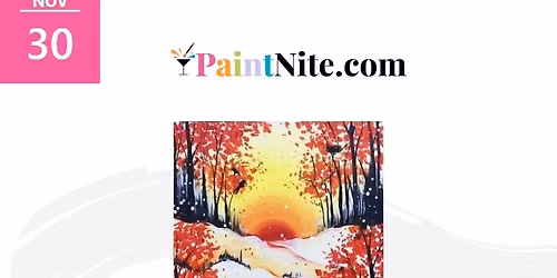 Paint Nite: Winter in Red