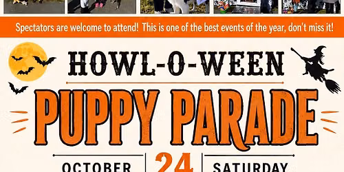 Howl-o-Ween Puppy Parade at the Monroe Township Dog Park