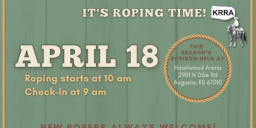 2026 April Roping