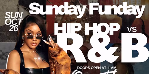 \ud83c\udfb6 Sunday Funday: Hip Hop vs R&B \u2014 On The Patio at Eleven Gulf Coast! \ud83c\udfb6