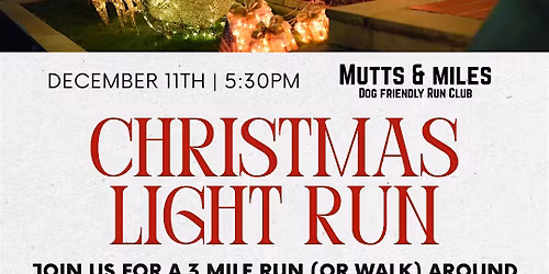 Christmas Light Run\/Walk