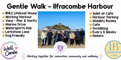 Gentle Social Wellbeing Walk - Ilfracombe Harbour