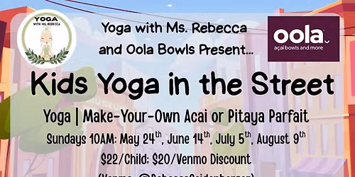 Kids Yoga in the Street