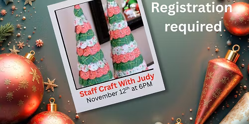 ADULT STAFF CRAFT - Punched Paper Christmas Tree