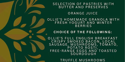 Champagne Christmas Eve brunch