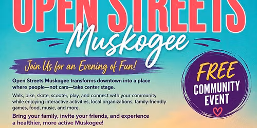 Open streets Muskogee